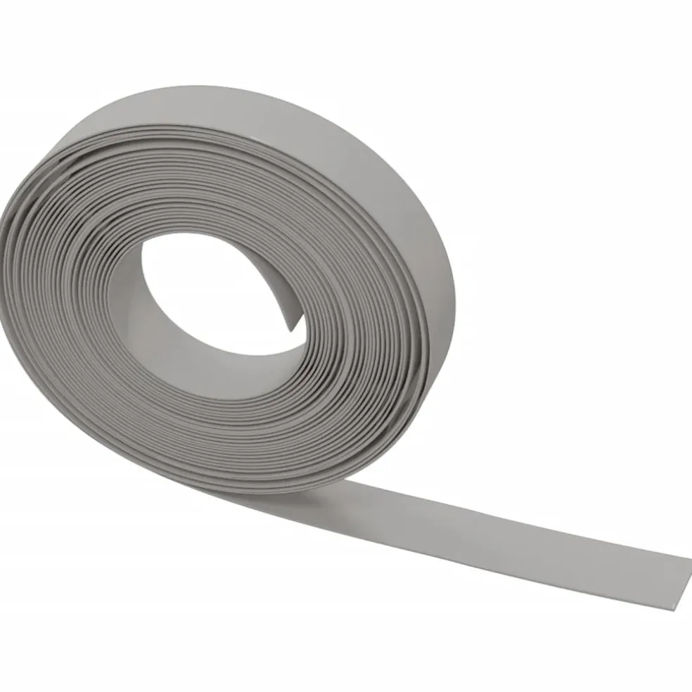 vidaXL Tuinrand 10 m 10 cm polyetheen grijs