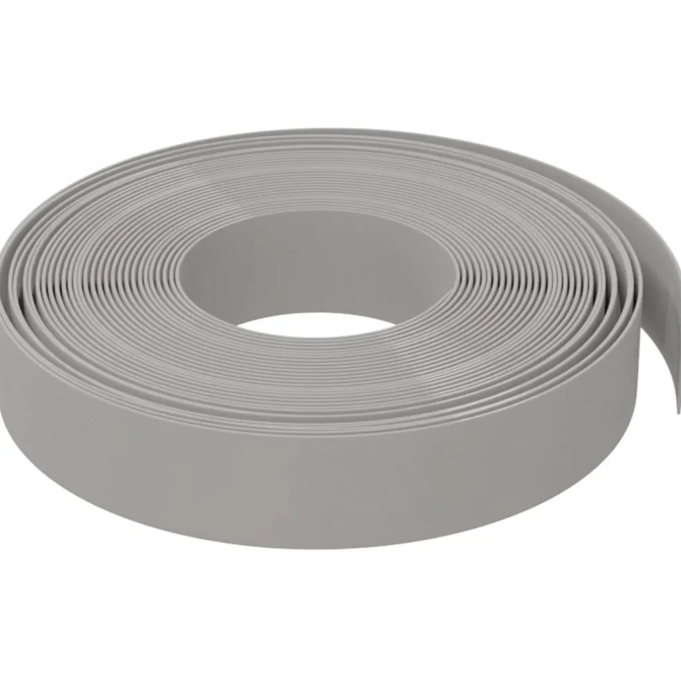 vidaXL Tuinrand 10 m 10 cm polyetheen grijs
