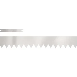 vidaXL Tuinrand 10 st 100 x 0,05 x 15 cm Roestvrij staal Zilver