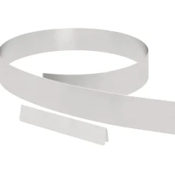 vidaXL Tuinrand 450 x 10 cm Roestvrij staal Zilver