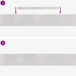 vidaXL Tuinrand 450 x 10 cm Roestvrij staal Zilver