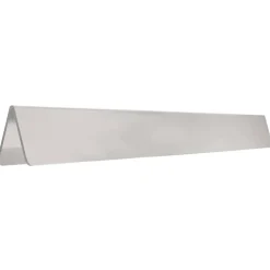 vidaXL Tuinrand 450 x 10 cm Roestvrij staal Zilver