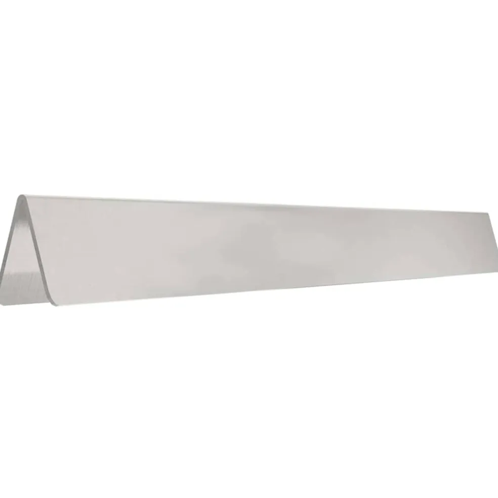 vidaXL Tuinrand 450 x 10 cm Roestvrij staal Zilver