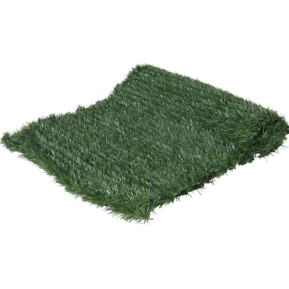 vidaXL Tuinscherm kunstgras 1x5 m groen