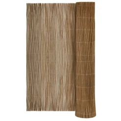 vidaXL Tuinscherm 300x100 cm wilgenhout bruin