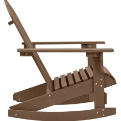 vidaXL Tuinschommelstoel hout bruin