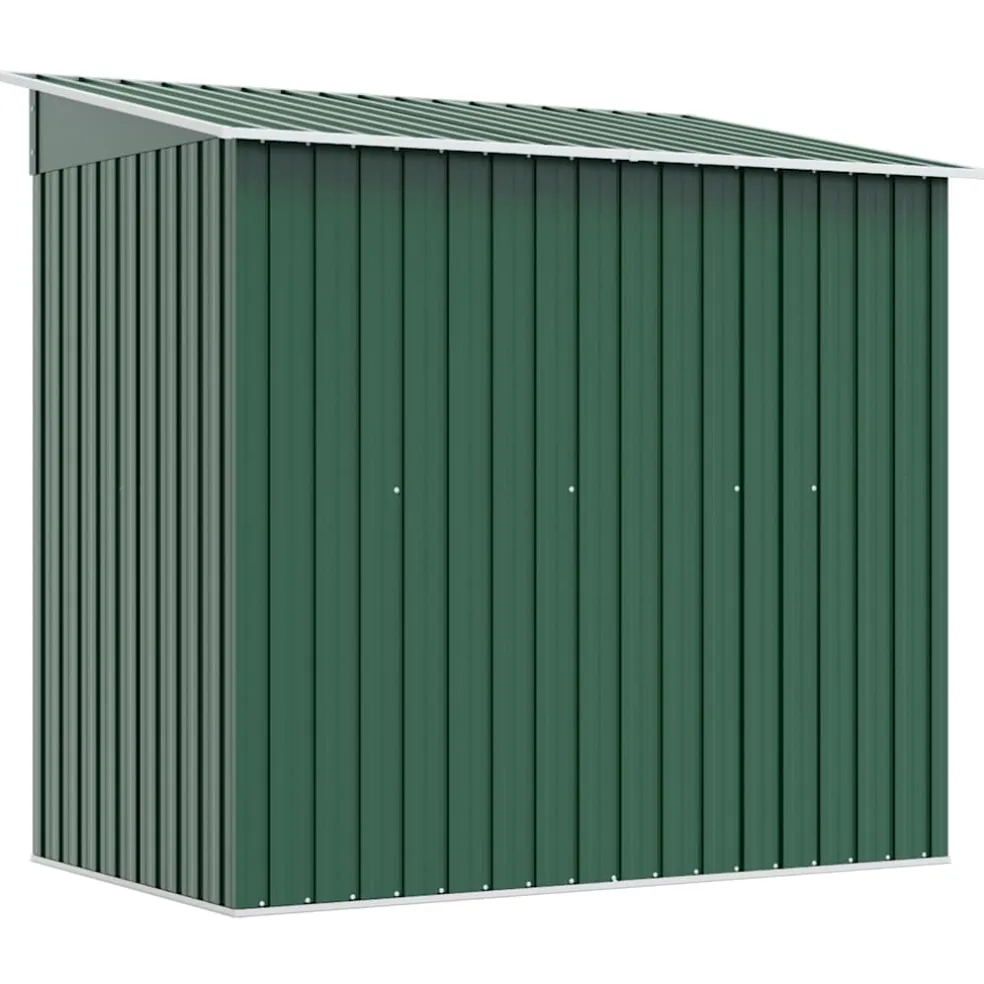 vidaXL Tuinschuur metaal groen