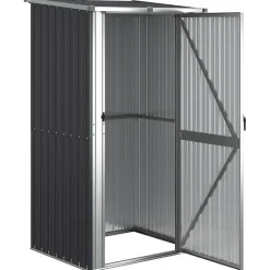 vidaXL Tuinschuur 118,5x97x209,5 cm gegalvaniseerd staal antraciet