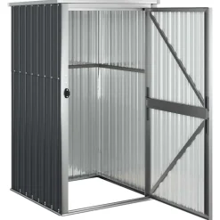 vidaXL Tuinschuur 88x89x161 cm gegalvaniseerd staal antracietkleurig