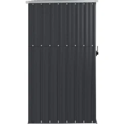 vidaXL Tuinschuur 88x89x161 cm gegalvaniseerd staal antracietkleurig