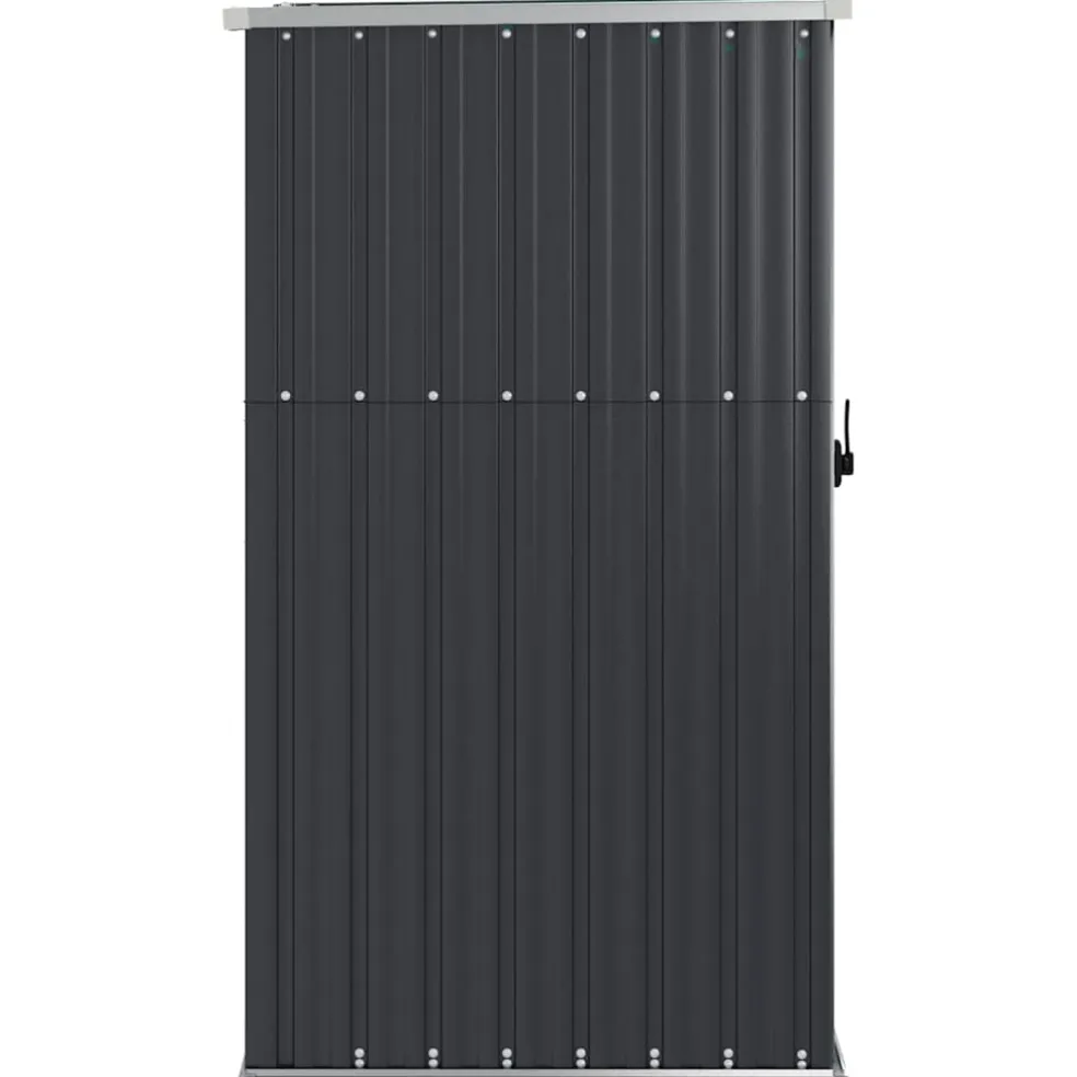 vidaXL Tuinschuur 88x89x161 cm gegalvaniseerd staal antracietkleurig