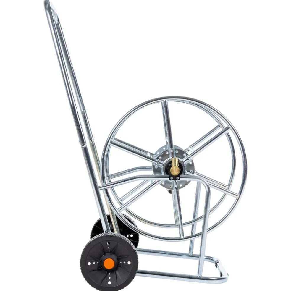 vidaXL Tuinslangkar voor 80 m 3/4" slang staal