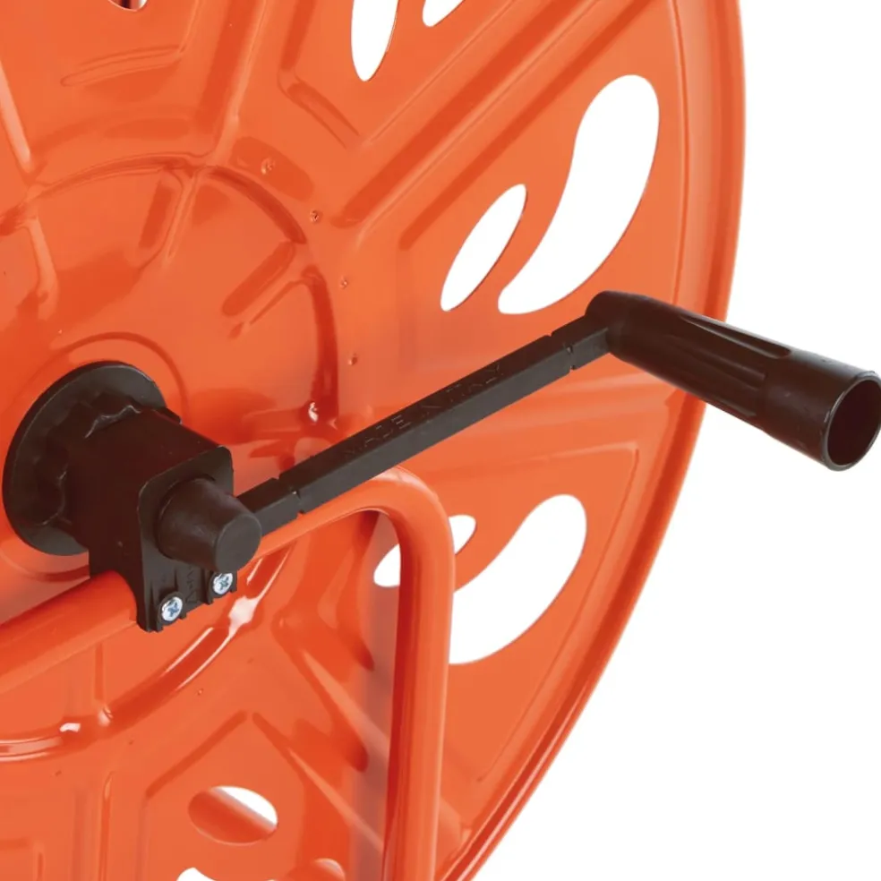 vidaXL Tuinslangkar voor 140 m 3/4" slang staal