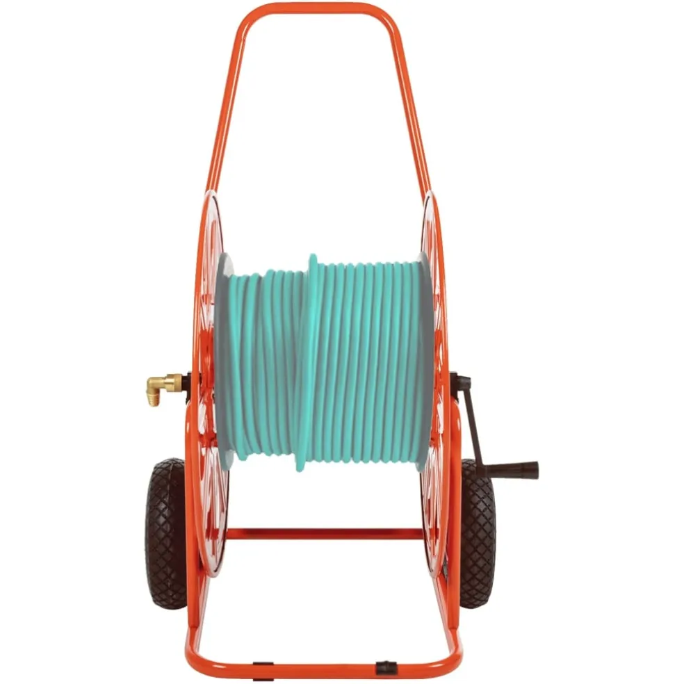 vidaXL Tuinslangkar voor 140 m 3/4" slang staal