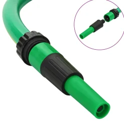 vidaXL Tuinslang 5-Lags Groen en Geel 1/2'' 10 m PVC