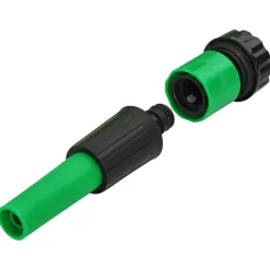 vidaXL Tuinslang 5-Lags Groen en Geel 1/2'' 10 m PVC
