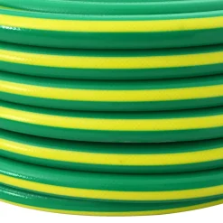 vidaXL Tuinslang 5-Lags Groen en Geel 1/2'' 10 m PVC