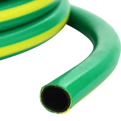 vidaXL Tuinslang 5-Lags Groen en Geel 1/2'' 10 m PVC