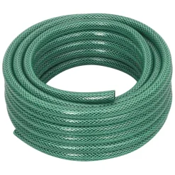 vidaXL Tuinslang met koppelingsset 0,5'' 10 m PVC groen