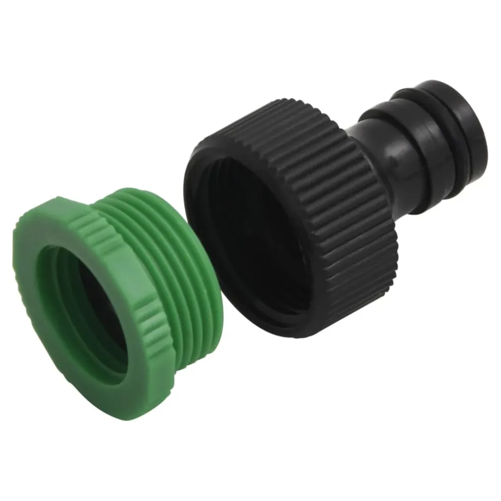 vidaXL Tuinslang met koppelingsset 0,5'' 10 m PVC groen