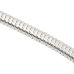 vidaXL Tuinslang met sproeikop 0,6'' 7,5 m roestvrij staal zilverkleur