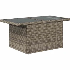 vidaXL Tuin Sofa Set 8 st Grijs poly rattan