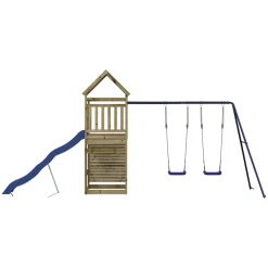 vidaXL Tuinspeelset geïmpregneerd grenenhout