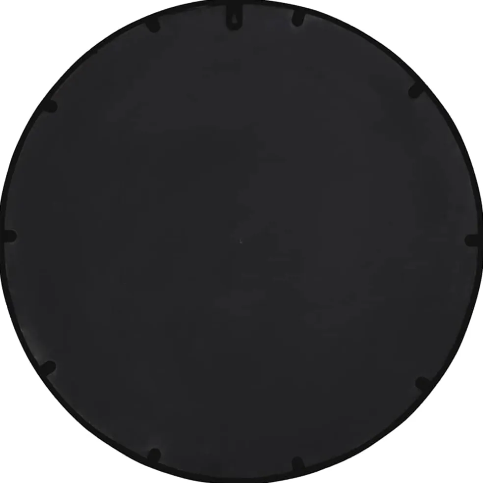 vidaXL Tuinspiegel rond 40x4 cm ijzer zwart