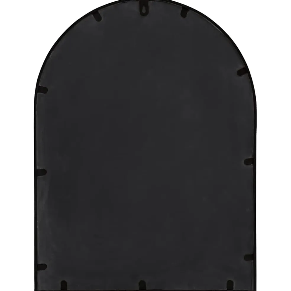 vidaXL Tuinspiegel 60x45 cm ijzer zwart