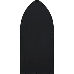 vidaXL Tuinspiegel 100x45 cm ijzer zwart