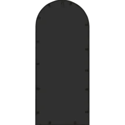 vidaXL Tuinspiegel 100x45 cm ijzer zwart
