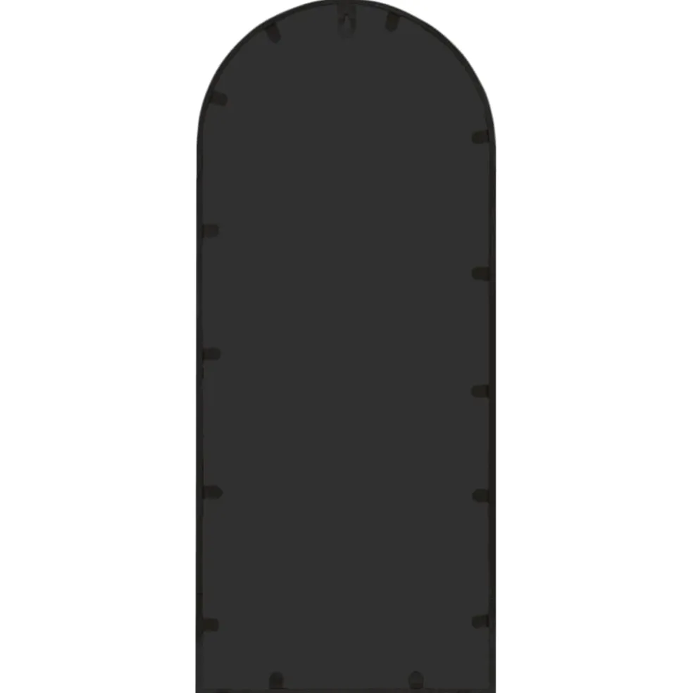 vidaXL Tuinspiegel 100x45 cm ijzer zwart