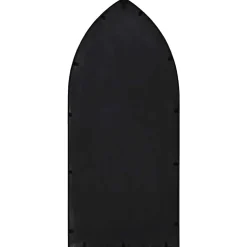 vidaXL Tuinspiegel 100x45 cm ijzer zwart