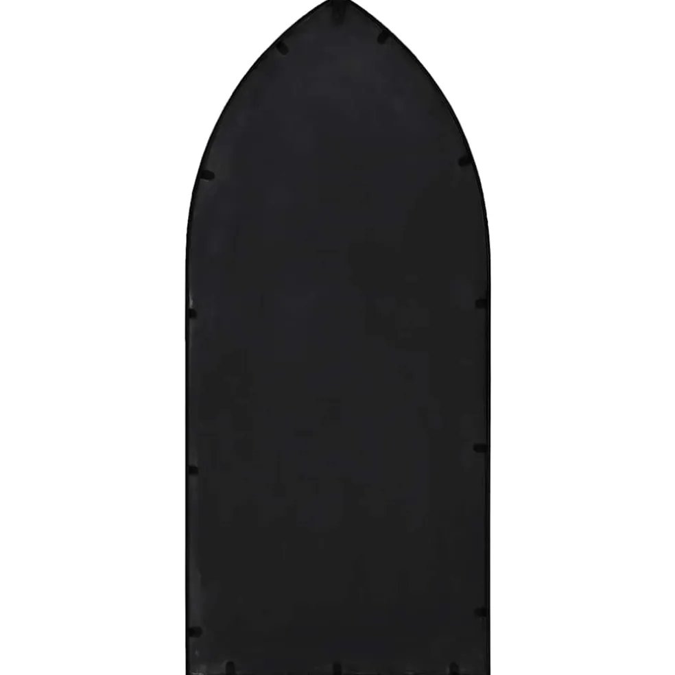 vidaXL Tuinspiegel 100x45 cm ijzer zwart