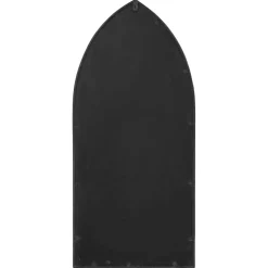 vidaXL Tuinspiegel 100x45 cm ijzer zwart