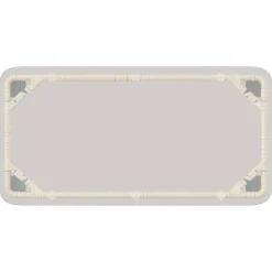 vidaXL Tuinstafel Naturel 80 x 40 x 45 cm poly rattan