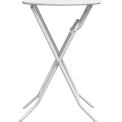 vidaXL Tuinstafel Wit 50 x 50 x 72 cm Metaal