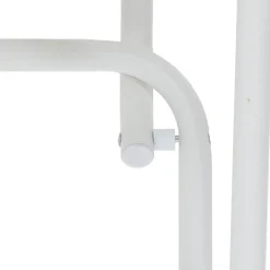 vidaXL Tuinstafel Wit 50 x 50 x 72 cm Metaal