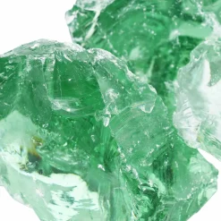 vidaXL Tuinstenen Lichtgroen 12 cm Glas