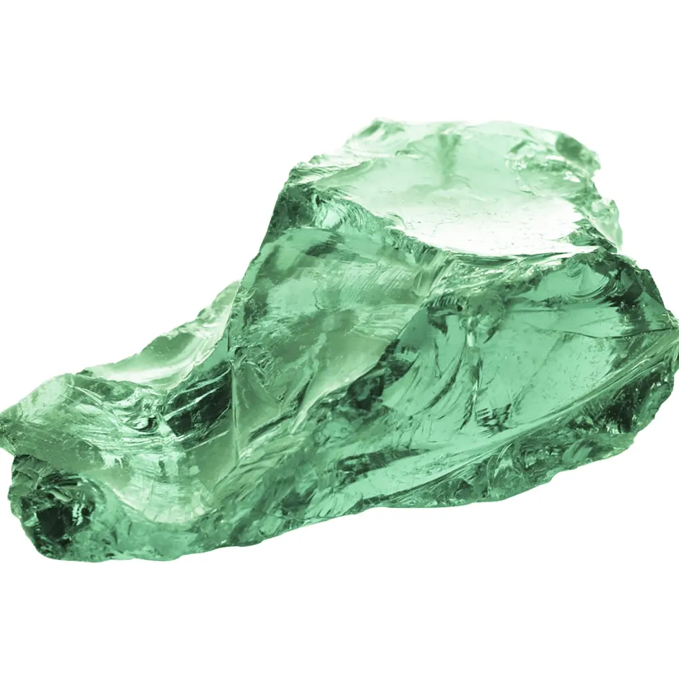 vidaXL Tuinstenen Lichtgroen 12 cm Glas