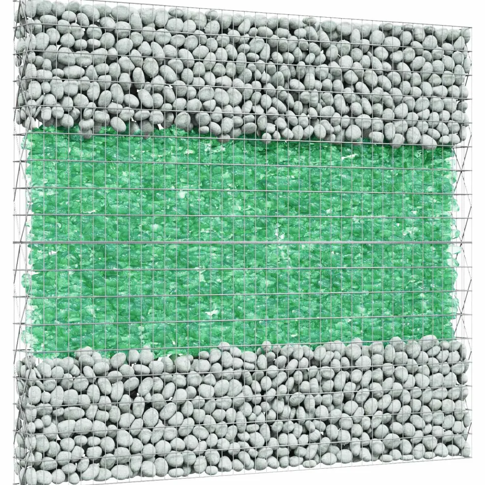 vidaXL Tuinstenen Lichtgroen 12 cm Glas