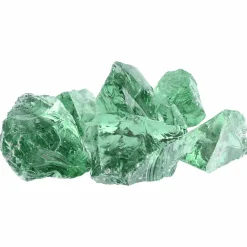 vidaXL Tuinstenen Lichtgroen 12 cm Glas
