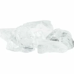vidaXL Tuinstenen Wit 12 cm Glas