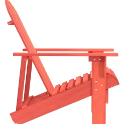 vidaXL Tuinstoel Adirondack massief vurenhout rood