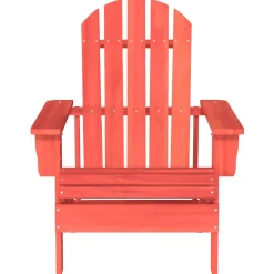 vidaXL Tuinstoel Adirondack massief vurenhout rood