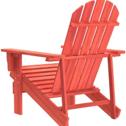 vidaXL Tuinstoel Adirondack massief vurenhout rood