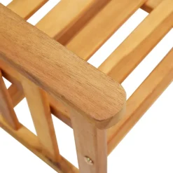 vidaXL Tuinstoelen met theetafel 159x61x92 cm massief acaciahout
