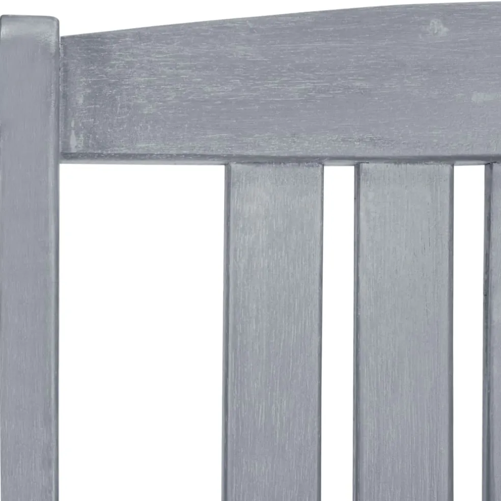 vidaXL Tuinstoelen 2 st massief acaciahout grijs