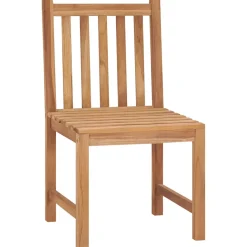 vidaXL Tuinstoelen 2 st massief teakhout