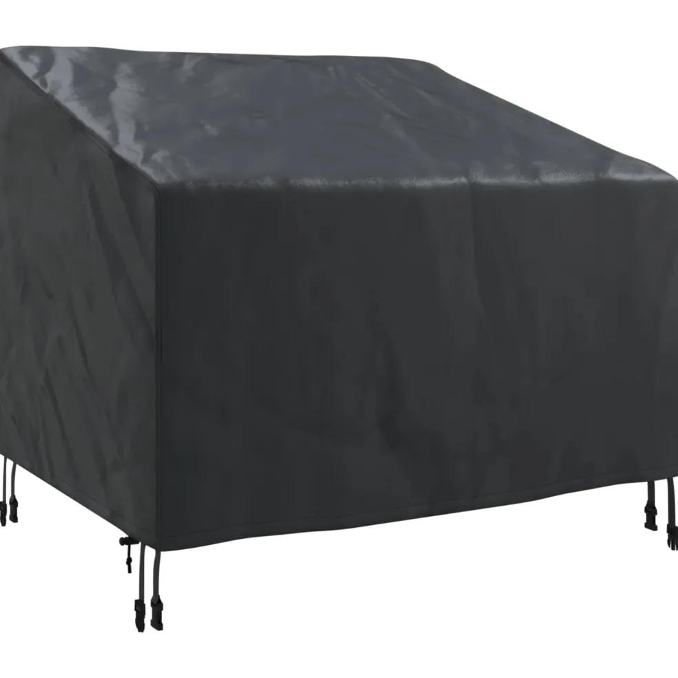 vidaXL Tuinstoelhoes Zwart 96 x 79 x 74 cm 210D Oxford Stof